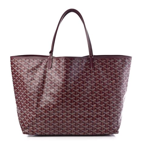 goyard st louis burgundy